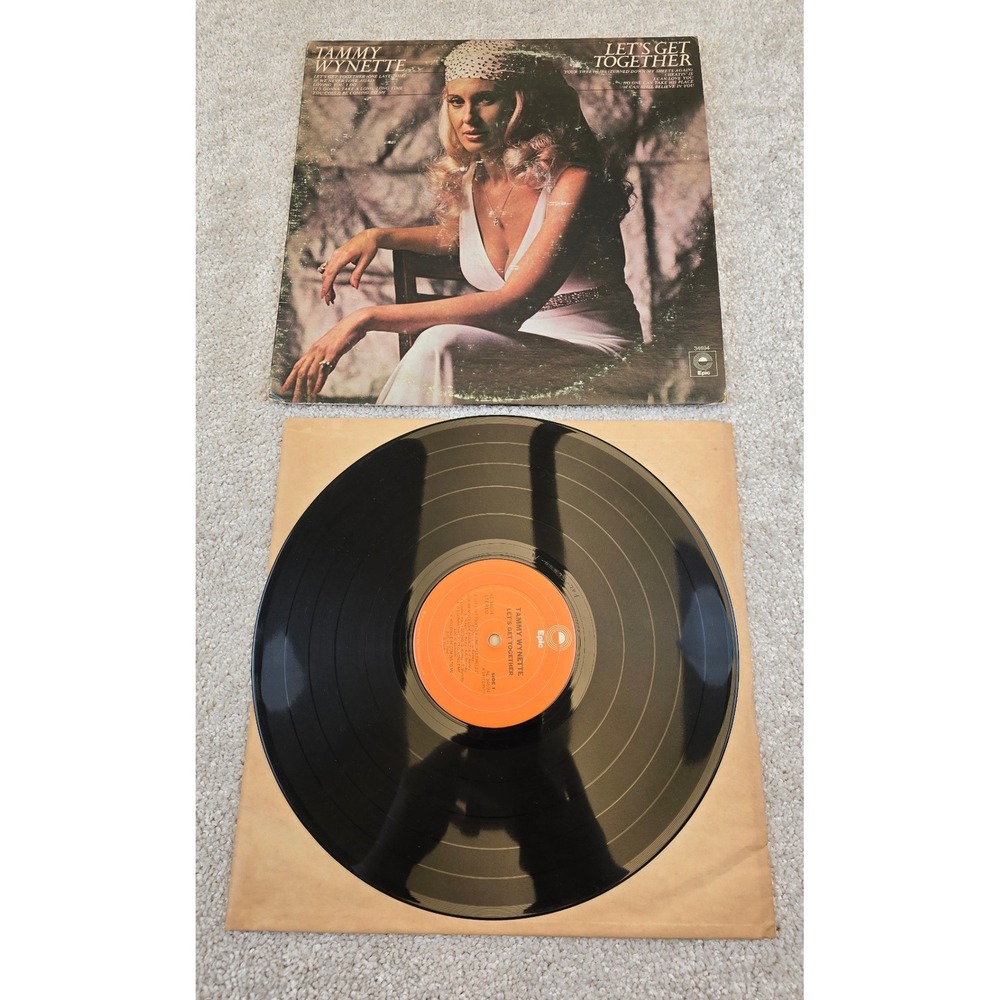 Tammy Wynette Lets Get Together Vinyl Record‎ LP Album